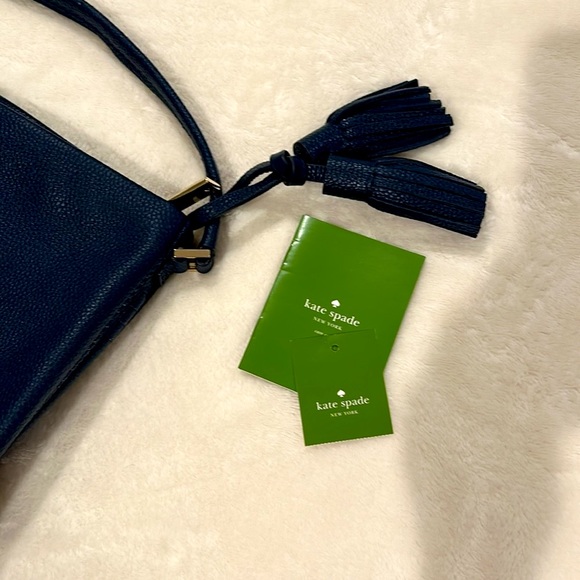 Kate Spade Navy Orchard Street Natalya Leather Shoulder Bag NWT NEVER USED! - Picture 7 of 8